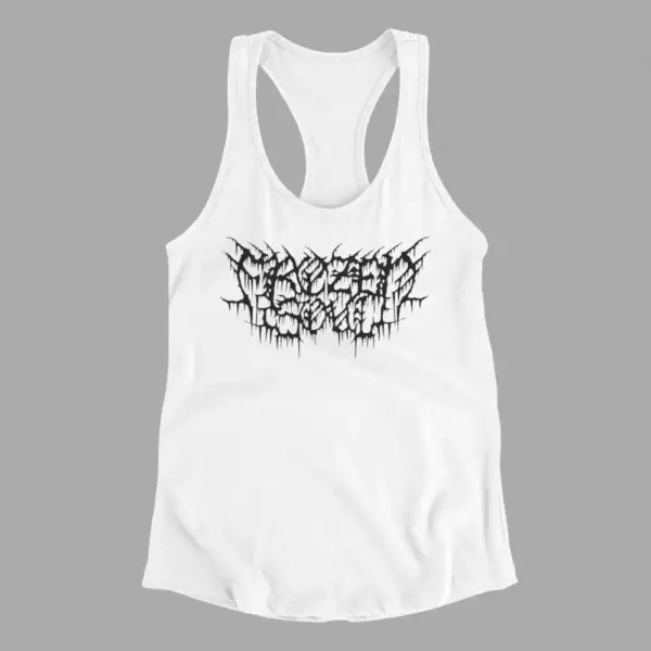 Frozen Soul Tank Top, Frozen Soul Logo White Athlete