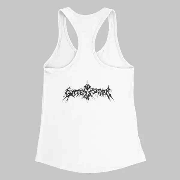 Gates of Ishtar Tank Top, Gates of Ishtar Logo White Athlete - Image 2