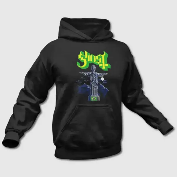 Ghost Hoodie, Ghost in Brazilia Hooded Sweatshirt