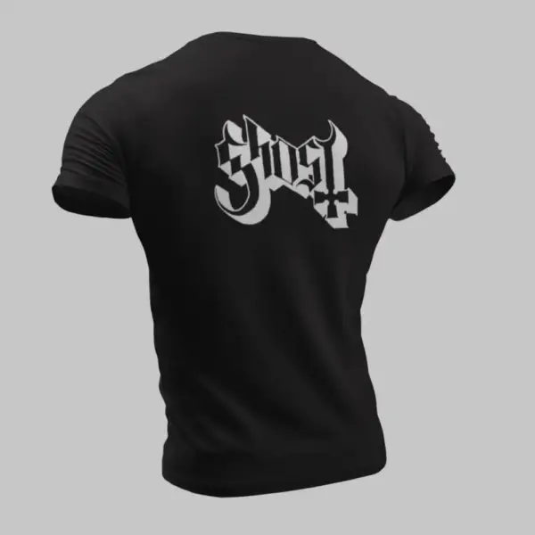 Ghost T-Shirt, Ghost Logo Black T-Shirt - Image 2