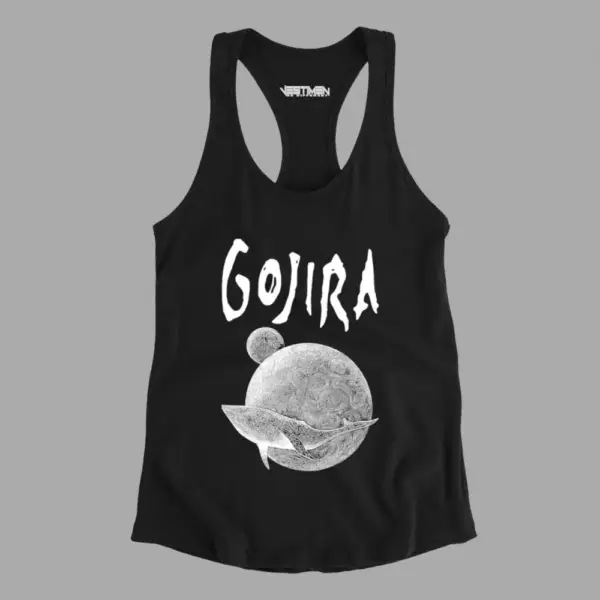 Gojira Tank Top, Gojira From Sirius to Mars Black Tank Top