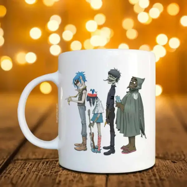 Gorillaz Mug, Gorillaz Band Coffee Mug