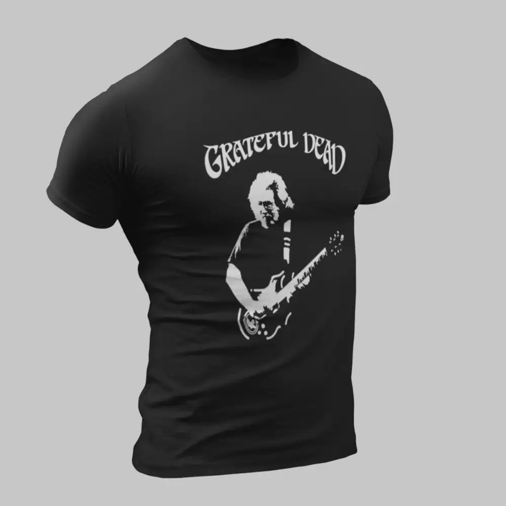 Grateful Dead T-Shirt, Jerry Garcia Artwork Black T-Shirt