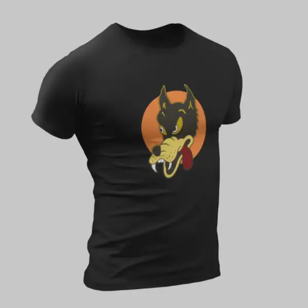 Grateful Dead T-Shirt, Jerry Garcia Wolf Black T-Shirt