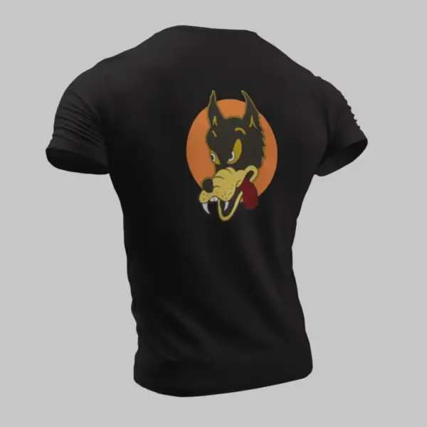 Grateful Dead T-Shirt, Jerry Garcia Wolf Black T-Shirt - Image 2