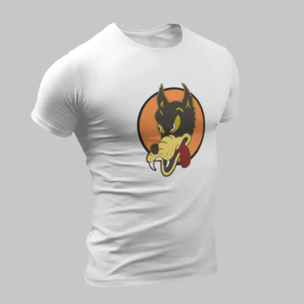 Grateful Dead T-Shirt, Jerry Garcia Wolf White T-Shirt