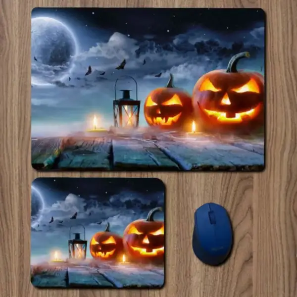 Halloween Mouse Pad, Halloween Large Mousepad for Gamers