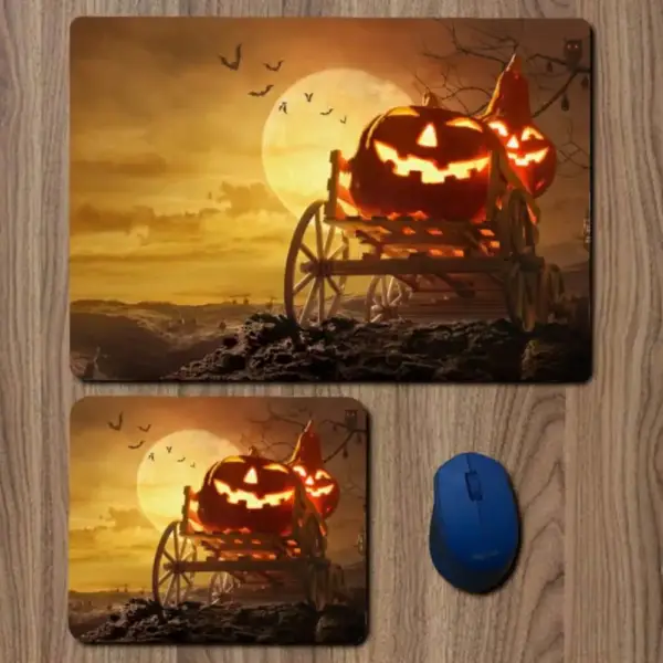 Halloween Mouse Pad, Halloween Large Mousepad for Gamers