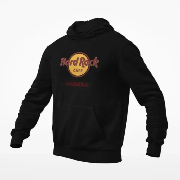 Hard Rock Cafe Hoodie, Hard Rock Cafe Habana Black Hoodie