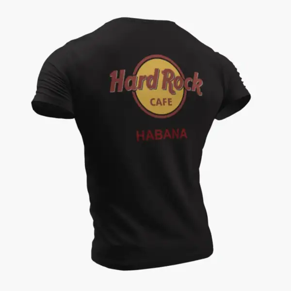 Hard Rock Cafe T-Shirt, Hard Rock Cafe Habana Black T-Shirt - Image 2