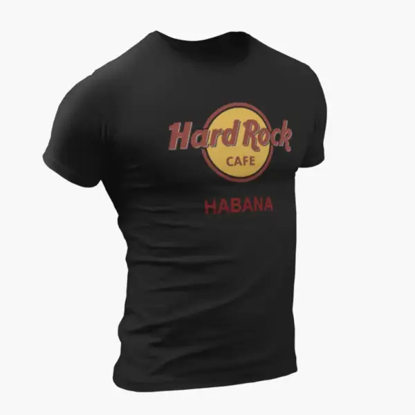 Hard Rock Cafe T-Shirt, Hard Rock Cafe Habana Black T-Shirt