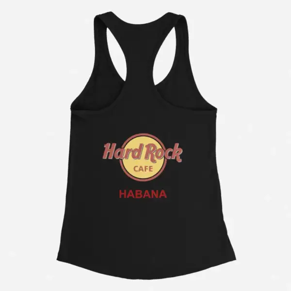 Hard Rock Cafe Tank Top, Hard Rock Cafe Habana Black Tank Top - Image 2