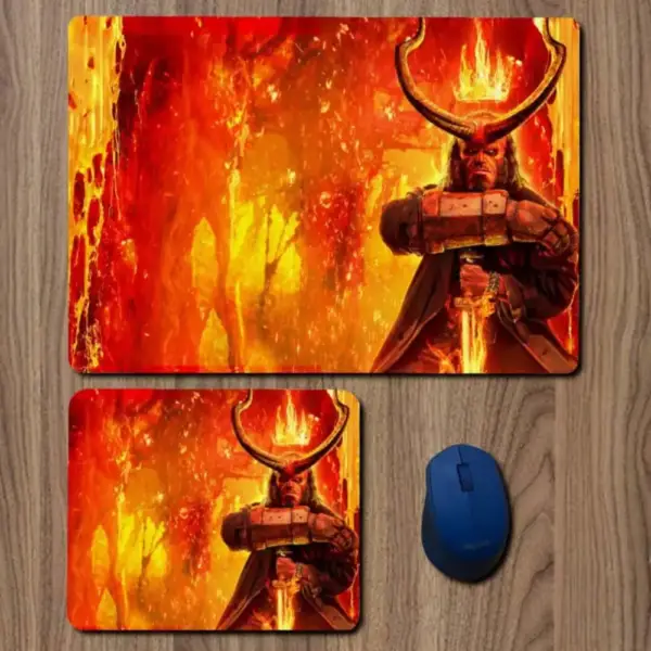 Hellboy Mouse Pad, ‎Hellboy Movie Large Mousepad for Gamers