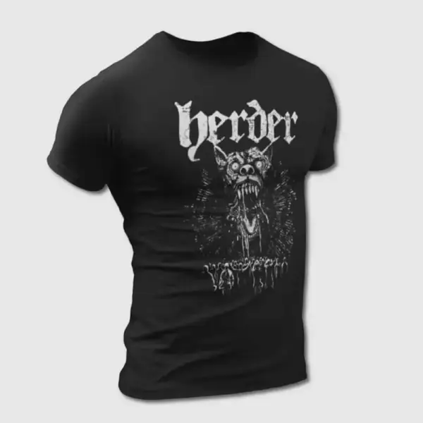 Herder T-Shirt, Herder Logo Artwork Tee-Shirt