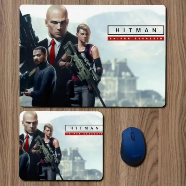 Hitman 2 Mouse Pad, ‎Hitman 2 Game Large Mousepad for Gamers