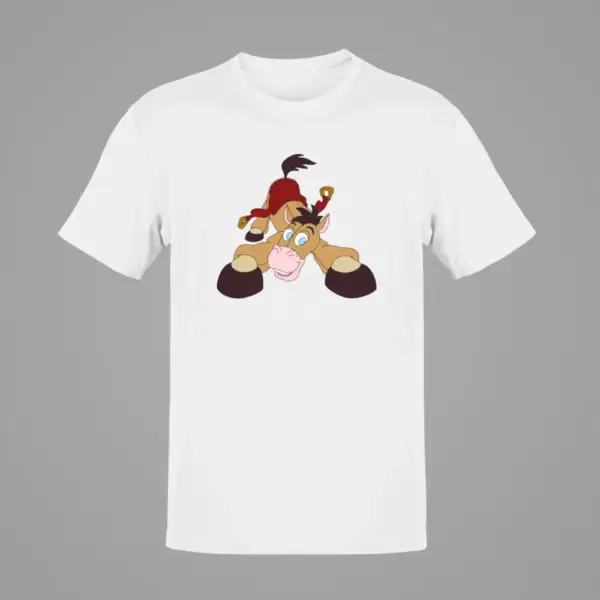Horse T-Shirt, Horse White T-Shirt