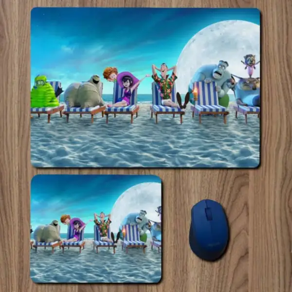 Hotel Transylvania 3 Summer Vacation Mouse Pad, ‎Hotel Transylvania 3 Summer Vacation Movie Large Mousepad for Gamers