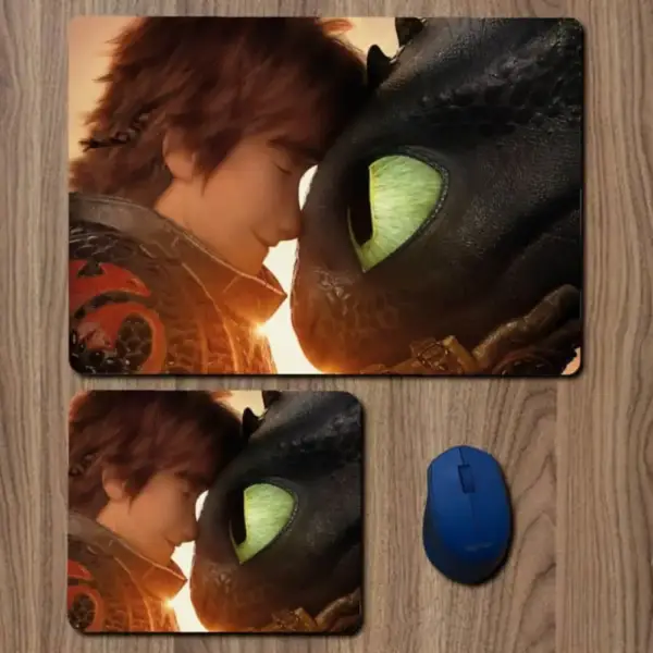 How to Train Your Dragon 3 Hidden World Mouse Pad, ‎How to Train Your Dragon 3 Hidden World Movie Large Mousepad for Gamers
