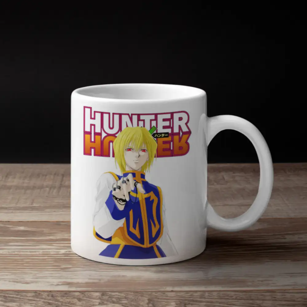 Hunter X Hunter Coffee Mug, Hunter X Hunter Kurapika Mug