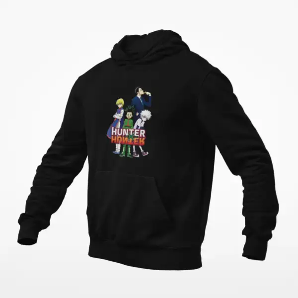 Hunter X Hunter Hoodie, Hunter X Hunter Artwork Black Hoodie