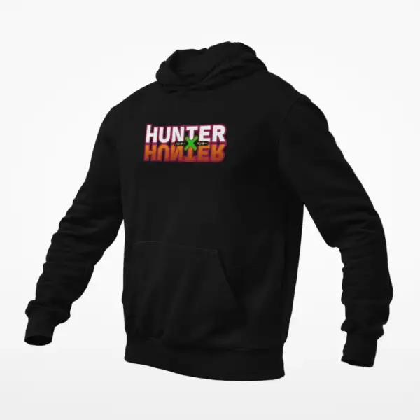 Hunter X Hunter Hoodie, Hunter X Hunter Logo Black Hoodie