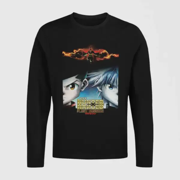 Hunter X Hunter Longsleeve T-Shirt, Hunter X Hunter The Last Mission Black Long Sleeve