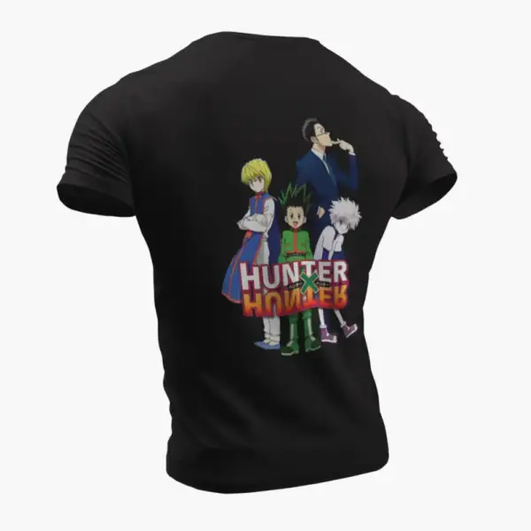 Hunter X Hunter T-Shirt, Hunter X Hunter Artwork Black T-Shirt - Image 2