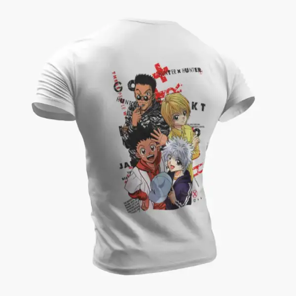 Hunter X Hunter T-Shirt, Hunter X Hunter Artwork White T-Shirt - Image 2