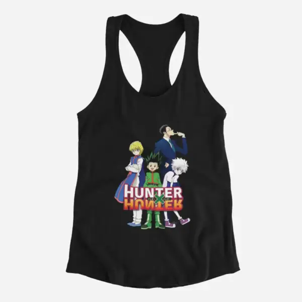 Hunter X Hunter Tank Top, Hunter X Hunter Artwork Black Tank Top Shirt