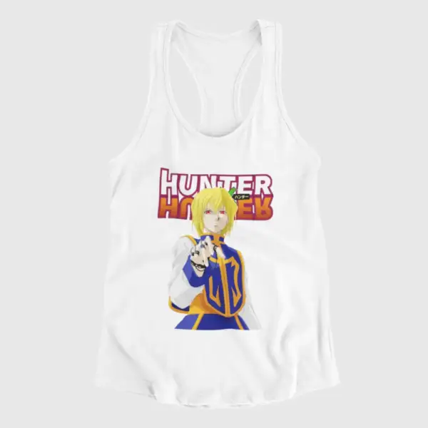 Hunter X Hunter Tank Top, Hunter X Hunter Kurapika White Tank Top Shirt