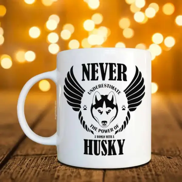 Husky Mug, Dog Husky Coffee Mug