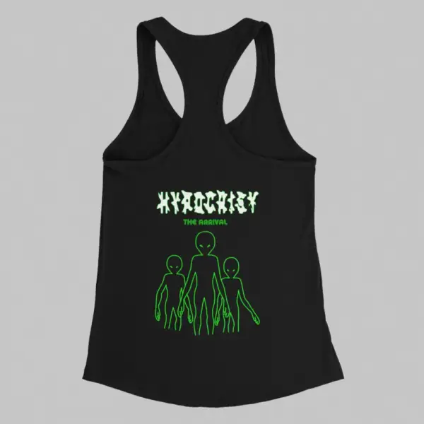 Hypocrisy Tank Top, Hypocrisy The Arrival Black Athlete - Image 2