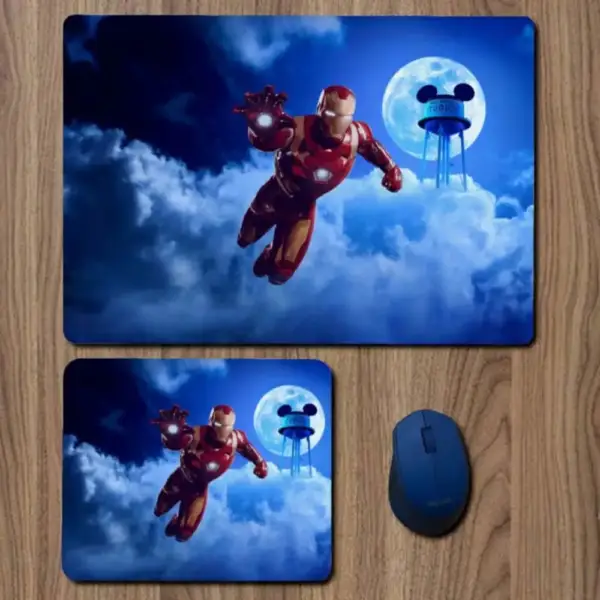 Iron Man Mouse Pad, ‎Iron Man Movie Large Mousepad for Gamers
