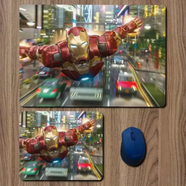 Iron Man Mouse Pad, ‎Iron Man Movie Large Mousepad for Gamers