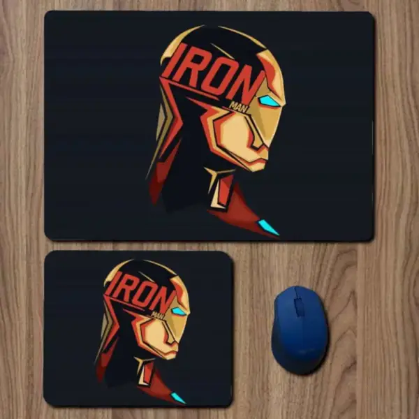Iron Man Mouse Pad, ‎Iron Man Movie Large Mousepad for Gamers