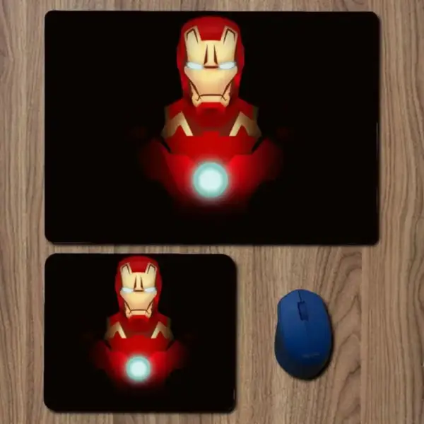 Iron Man Mouse Pad, ‎Iron Man Movie Large Mousepad for Gamers