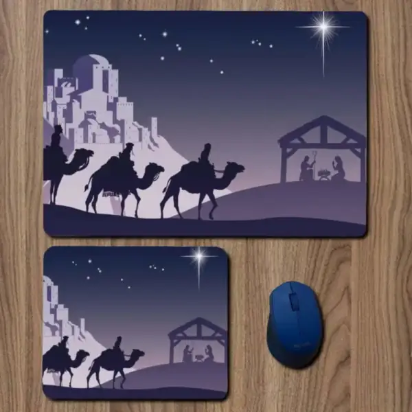 Jesus Birth Mouse Pad, Jesus Birth Large Mousepad for Gamers
