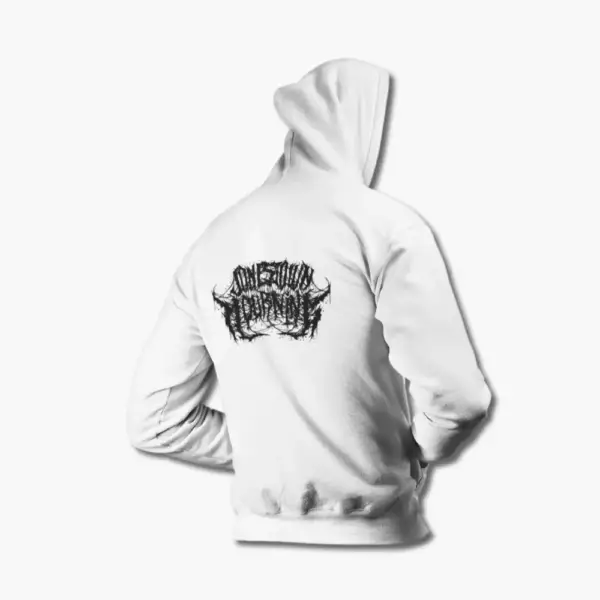 Jonestown Mourning Hoodie, Jonestown Mourning Logo White Sweatshirt - Image 2