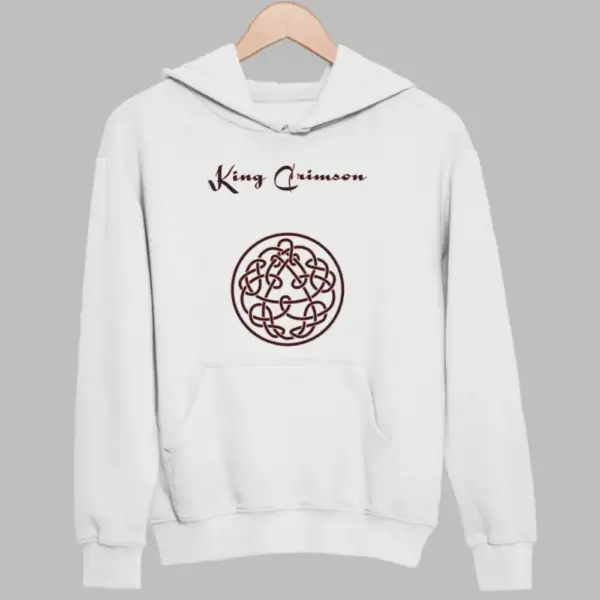 King Crimson Hoodie, King Crimson Discipline White Hoodie