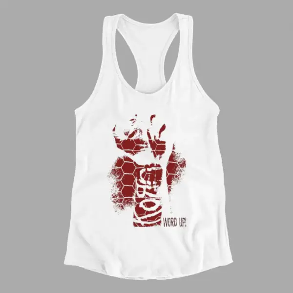 Korn Tank Top, Korn Word Up White Athlete