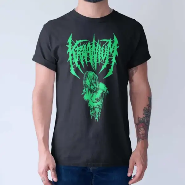 Kraanium Artwork T-Shirt, Brutal Death, Black Metal Merch, Norway