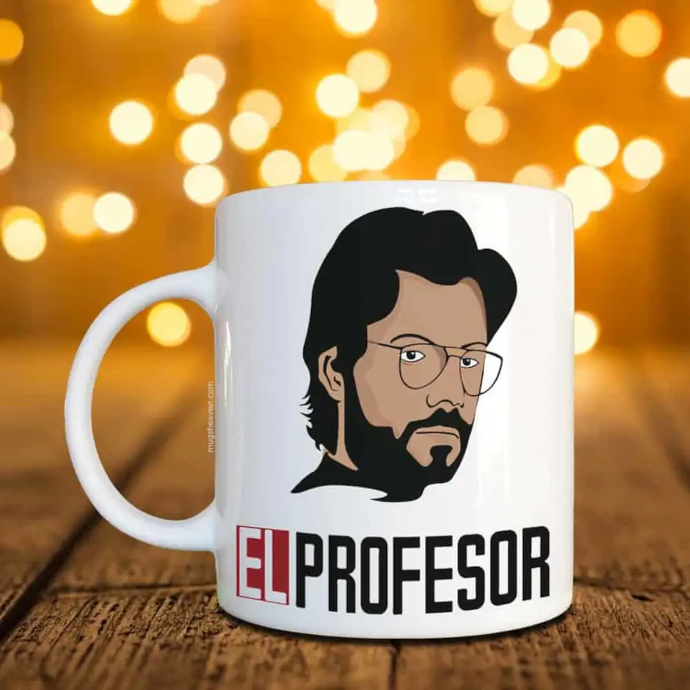 La Casa De Papel Mug, El Profesor Coffee Mug
