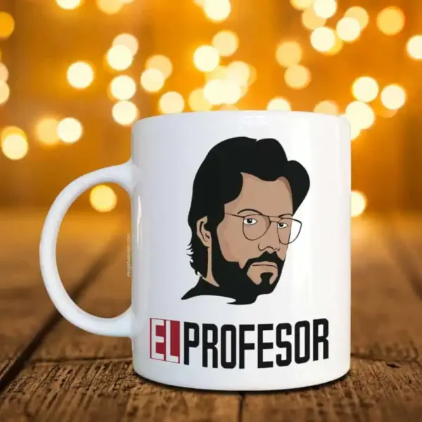 La Casa De Papel Mug, La Casa De Papel El Profesor Coffee Mug #11