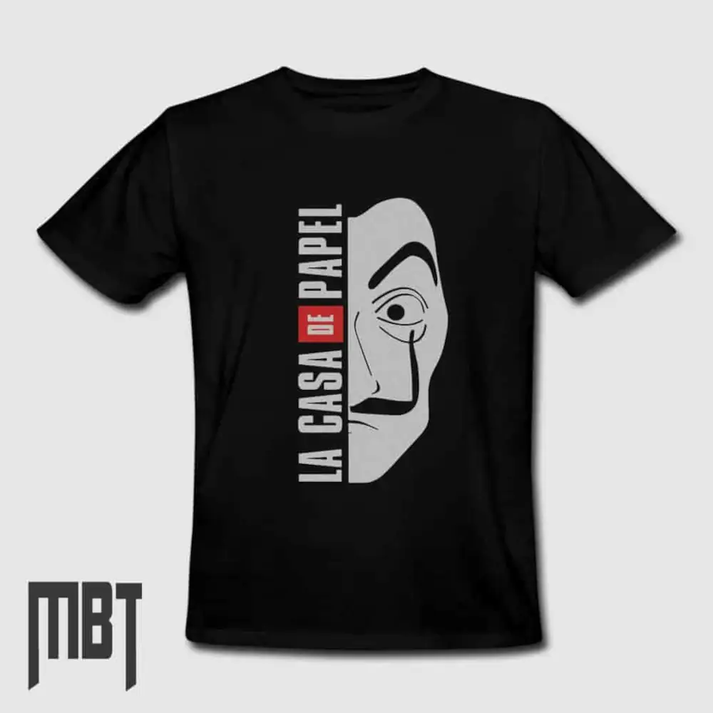 La Casa De Papel T-Shirt, La Casa De Papel Mask Tee-Shirt #12