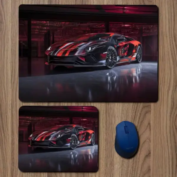 Lamborghini Mouse Pad, Lamborghini Aventador Large Mousepad for Gamers