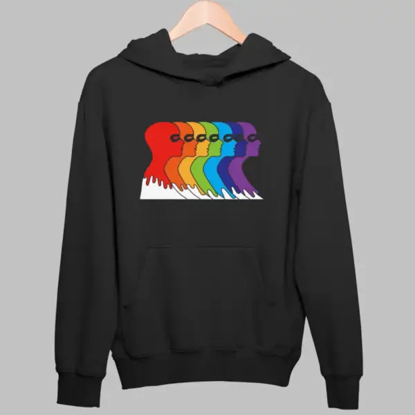 Lgbt Hoodie, Sexual Identity Black Sweatshirt