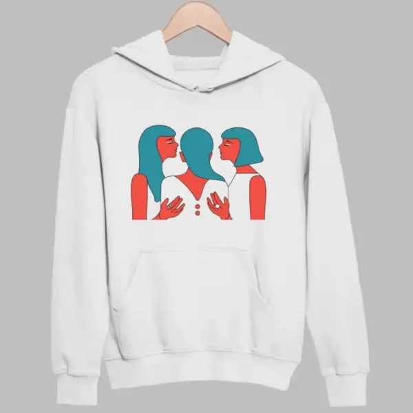 Lgbt Hoodie, Sexual Identity White Sweatshirt