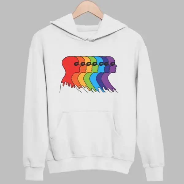 Lgbt Hoodie, Sexual Identity White Sweatshirt