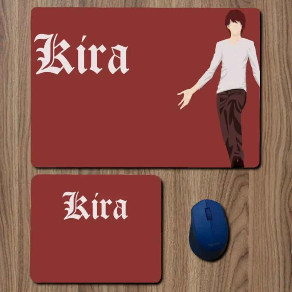 Light Yagami Kira Death Note Mouse Pad, Light Yagami Kira Death Note Anime Large Mousepad for Gamers