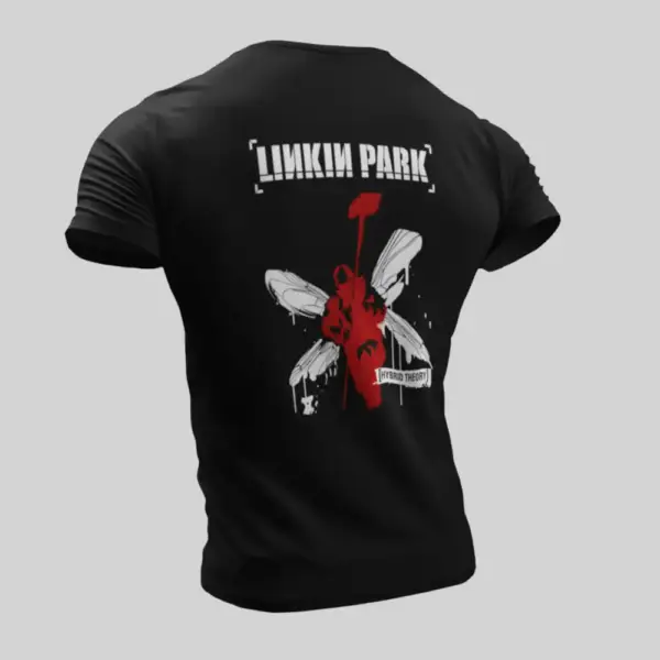 Linkin Park Hybrid Theory Black T-Shirt - Image 2